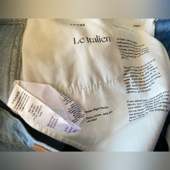 Frame Denim Le Italiene Denim MidMaxi Skirt - Picture 7 of 16